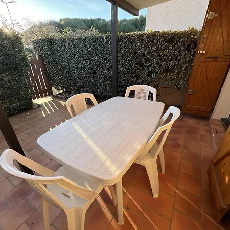 Villa T2 Mezzanine Climatisee Avec Piscine, Proche - La Franqui - Fr-1-81-608 *